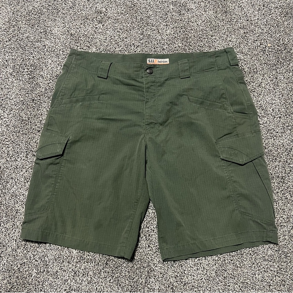 5.11 Tactical Men’s 36 Green Tactical Cargo Shorts